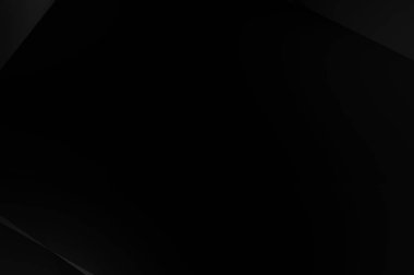 Lüks minimalist tasarım. Fütürist şablon. Karanlık elementleri olan birinci sınıf soyut duvar kâğıdı. Zarif bir zemin. Siyah üç boyutlu geometrik arkaplan. Poster, broşür, sunum için tasarım.