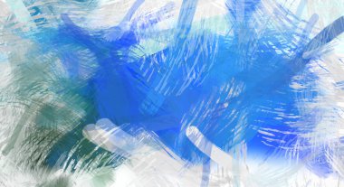 Soyut arkaplanda pürüzlü fırça darbeleri. Fırça boyası. Renkli boya darbeleri. Eşsiz duvar sanatı. Tuvaldeki modern sanat. Renkli çağdaş sanat eserleri.