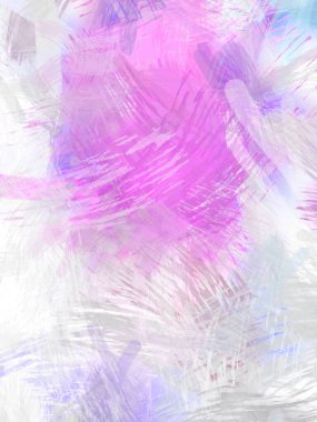 Soyut arkaplanda pürüzlü fırça darbeleri. Fırça boyası. Renkli boya darbeleri. Eşsiz duvar sanatı. Tuvaldeki modern sanat. Renkli çağdaş sanat eserleri.