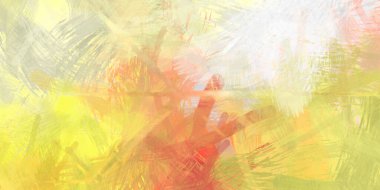 Soyut arkaplanda pürüzlü fırça darbeleri. Fırça boyası. Renkli boya darbeleri. Eşsiz duvar sanatı. Tuvaldeki modern sanat. Renkli çağdaş sanat eserleri.