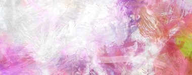 Soyut arkaplanda pürüzlü fırça darbeleri. Fırça boyası. Renkli boya darbeleri. Eşsiz duvar sanatı. Tuvaldeki modern sanat. Renkli çağdaş sanat eserleri.