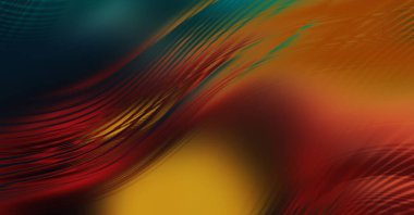Soyut, enerjik bir arkaplan. Renkli, dalgalı duvar kâğıdı. Grafik konsept çizimi. Yumuşak dalgalı çizgiler. Girdap gibi renkli canlı şekiller..
