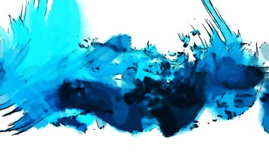 Mürekkep ve fosforlu kalemler yaratıcı çizimler. Beyaz arka planda boyama. El çizimi soyut renk dokuları. Poster, kart, davetiye, pankart, broşür, broşür için tasarım. Boyalı fırça darbeleri