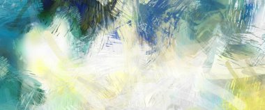 Soyut arkaplanda pürüzlü fırça darbeleri. Fırça boyası. Renkli boya darbeleri. Eşsiz duvar sanatı. Tuvaldeki modern sanat. Renkli çağdaş sanat eserleri.