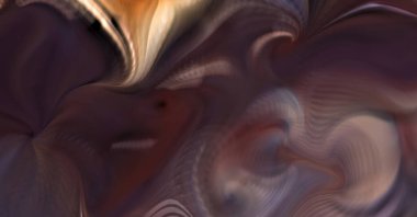 Hareketli girdapların soyut çizimi. Titreşimli renkli kıvrımların dönen akışı. Kıvrımlı ve kıvrımlı arka plan ve çizgiler. Garip duvar kâğıdı tasarımı. Dalgalanma arkaplanı.