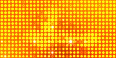 Parlak desenli duvar kağıdı. Sahne ışıkları olan renkli ışıkların ihtişamlı arkaplanı. Parlayan ışıklar siyah arka planda parti izleri. Sahne veya stadyum ışıklarının dijital illüstrasyonu. 