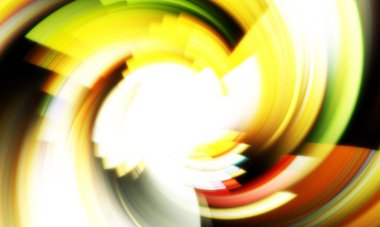 Dönen Işık gösterisi arka planı. Canlı renklerle donatılmış ruhani enerji girdabı. Renkli canlı hareket çizimi. Tanıtım geçmişi. Kutlama grafiği.