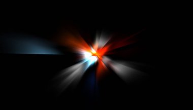 Parlayan yıldızın patlaması. Dinamik renkli arkaplan resmi. Parıldayan ışıklar duvar kağıdı. Tasarımınız için canlı şablon.