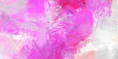 Soyut arkaplanda pürüzlü fırça darbeleri. Fırça boyası. Renkli boya darbeleri. Eşsiz duvar sanatı. Tuvaldeki modern sanat. Renkli çağdaş sanat eserleri.