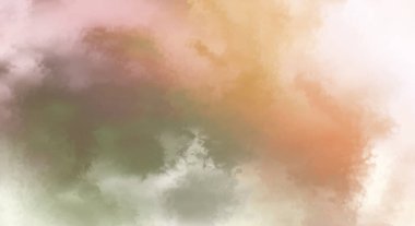 Modern fırça darbeleri. Poster, duvar sanatı, afiş, kart, kitap kapağı veya ambalaj için rahatlatıcı kompozisyonun yumuşak renkli çizimi. Pastel renklerle suluboya. 