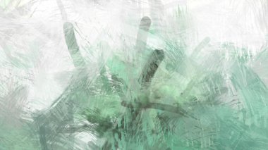 Soyut arkaplanda pürüzlü fırça darbeleri. Fırça boyası. Renkli boya darbeleri. Eşsiz duvar sanatı. Tuvaldeki modern sanat. Renkli çağdaş sanat eserleri.