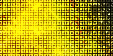 Parlayan ışıklar siyah arka planda parti izleri. Sahne veya stadyum ışıklarının dijital illüstrasyonu. Parlak desenli duvar kağıdı. Sahne ışıkları ile renkli ışıkların ihtişamlı arkaplanı.