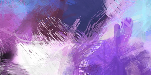 Soyut arkaplanda pürüzlü fırça darbeleri. Fırça boyası. Renkli boya darbeleri. Eşsiz duvar sanatı. Tuvaldeki modern sanat. Renkli çağdaş sanat eserleri.