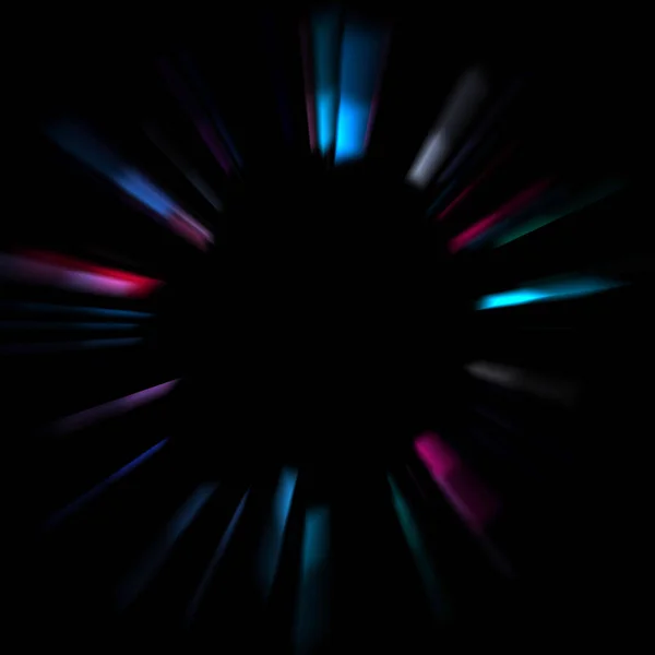 Kühlen Hintergrund Von Lebendigen Und Lebendigen Lichterketten Farbenfrohe Hochglanzlichter Mit — Stockfoto