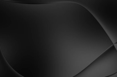 Web sitesi, poster, marka kimliği, broşür, sunum şablonu için lüks koyu bir arka plan. Dalgalı şekilli kaliteli tasarım. Dalgalanmalı soyut arkaplan. Pankart veya kapak tasarımı için dekorasyon.
