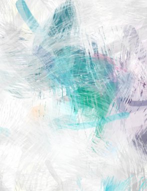 Soyut arkaplanda pürüzlü fırça darbeleri. Fırça boyası. Renkli boya darbeleri. Eşsiz duvar sanatı. Tuvaldeki modern sanat. Renkli çağdaş sanat eserleri.