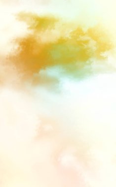 Modern fırça darbeleri. Poster, duvar sanatı, afiş, kart, kitap kapağı veya ambalaj için rahatlatıcı kompozisyonun yumuşak renkli çizimi. Pastel renklerle suluboya. 