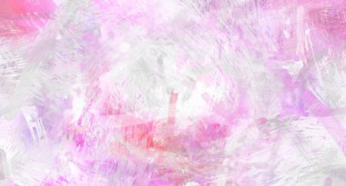 Soyut arkaplanda pürüzlü fırça darbeleri. Fırça boyası. Renkli boya darbeleri. Eşsiz duvar sanatı. Tuvaldeki modern sanat. Renkli çağdaş sanat eserleri.