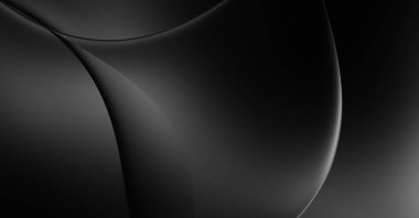 Web sitesi, poster, marka kimliği, broşür, sunum şablonu için lüks koyu bir arka plan. Dalgalı şekilli kaliteli tasarım. Dalgalanmalı soyut arkaplan. Pankart veya kapak tasarımı için dekorasyon.