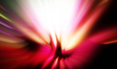 Siyah zemin üzerinde ışık parçacığı izleri. Parlayan parçacıkları ve çizgileri olan ışık patlaması yıldızı. Güzel hareketli soyut ışınlar duvar kağıdı. Renkli Patlama grafiği. Işık ışınlarının patlaması. 