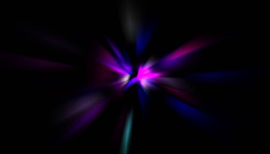 Parlayan yıldızın patlaması. Dinamik renkli arkaplan resmi. Parıldayan ışıklar duvar kağıdı. Tasarımınız için canlı şablon.