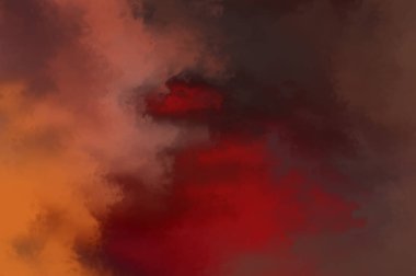 Modern fırça darbeleri. Poster, duvar sanatı, afiş, kart, kitap kapağı veya ambalaj için rahatlatıcı kompozisyonun yumuşak renkli çizimi. Pastel renklerle suluboya. 