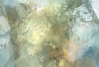 Soyut arkaplanda pürüzlü fırça darbeleri. Fırça boyası. Renkli boya darbeleri. Eşsiz duvar sanatı. Tuvaldeki modern sanat. Renkli çağdaş sanat eserleri.