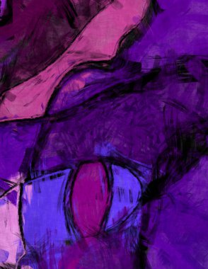 Tuval üzerinde etkileyici fırçalanmış resim. Kaotik resim. Taranmış Boyalı Soyut Arkaplan. Fırça darbesi ile boyanmış. Kaos duvarı sanatı. Sanatsal canlılık ve renkli duvar kağıdı.