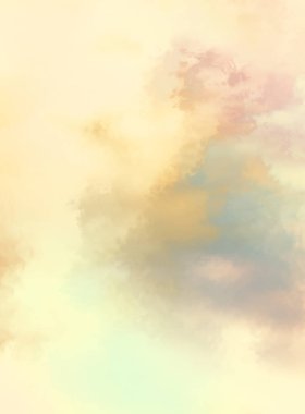 Modern fırça darbeleri. Poster, duvar sanatı, afiş, kart, kitap kapağı veya ambalaj için rahatlatıcı kompozisyonun yumuşak renkli çizimi. Pastel renklerle suluboya. 