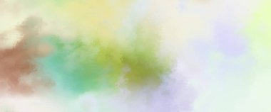 Modern fırça darbeleri. Poster, duvar sanatı, afiş, kart, kitap kapağı veya ambalaj için rahatlatıcı kompozisyonun yumuşak renkli çizimi. Pastel renklerle suluboya. 