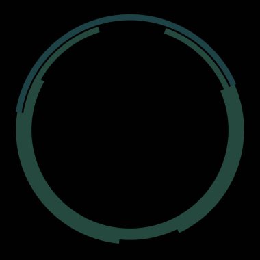 Fütürist dairesel gövde arayüzü elementi. Soyut çember geometrik arkaplan. Dijital teknolojinin grafiksel çizimi.