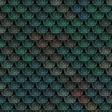 Kusursuz Fantezi Zırh dokusu. Üç boyutlu illüstrasyon. Metalik desen. Metal plakalar arka planda. Ortaçağ duvar kağıdı. Kalıplaşmış zırh yüzeyi