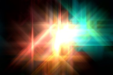 Modern arkaplanda renkli işaret fişeği 