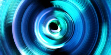 Fotoğraf makinesi konsepti. Soyut arkaplan. Dönen ışık ışınları. Hareketli kavramsal duvar kağıdı. Grafik dijital illüstrasyon. Parlayan neon ışıkları. Parlak sunum tasarım şablonu.