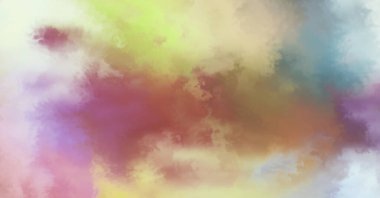 Modern fırça darbeleri. Poster, duvar sanatı, afiş, kart, kitap kapağı veya ambalaj için rahatlatıcı kompozisyonun yumuşak renkli çizimi. Pastel renklerle suluboya. 