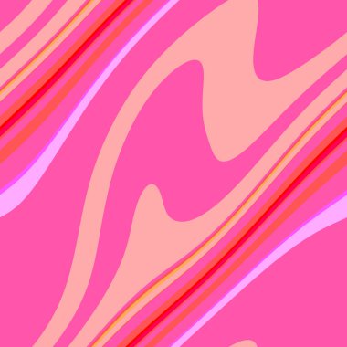 Renkli, dikişsiz şerit deseni. Soyut yüzey arkaplanı. Renkli duvar kağıtları. Retro parlak minimalist malzeme. Tekstil baskısı. Dekoratif motif.