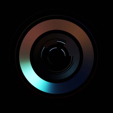 Gelecekçi hud arayüzü elementi. Soyut geometrik arkaplan. Dijital teknolojinin grafiksel çizimi siyah arkaplanda izole edildi..