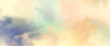 Modern fırça darbeleri. Poster, duvar sanatı, afiş, kart, kitap kapağı veya ambalaj için rahatlatıcı kompozisyonun yumuşak renkli çizimi. Pastel renklerle suluboya. 