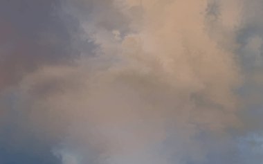 Modern fırça darbeleri. Poster, duvar sanatı, afiş, kart, kitap kapağı veya ambalaj için rahatlatıcı kompozisyonun yumuşak renkli çizimi. Pastel renklerle suluboya. 