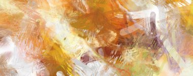 Soyut arkaplanda pürüzlü fırça darbeleri. Fırça boyası. Renkli boya darbeleri. Eşsiz duvar sanatı. Tuvaldeki modern sanat. Renkli çağdaş sanat eserleri.