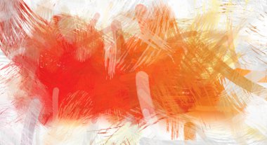 Soyut arkaplanda pürüzlü fırça darbeleri. Fırça boyası. Renkli boya darbeleri. Eşsiz duvar sanatı. Tuvaldeki modern sanat. Renkli çağdaş sanat eserleri.