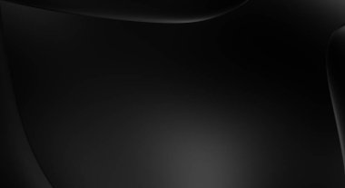 Web sitesi, poster, marka kimliği, broşür, sunum şablonu için lüks koyu bir arka plan. Dalgalı şekilli kaliteli tasarım. Dalgalanmalı soyut arkaplan. Pankart veya kapak tasarımı için dekorasyon.