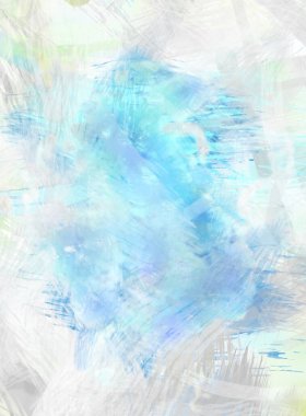 Soyut arkaplanda pürüzlü fırça darbeleri. Fırça boyası. Renkli boya darbeleri. Eşsiz duvar sanatı. Tuvaldeki modern sanat. Renkli çağdaş sanat eserleri.