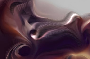 Hareketli girdapların soyut çizimi. Titreşimli renkli kıvrımların dönen akışı. Kıvrımlı ve kıvrımlı arka plan ve çizgiler. Garip duvar kâğıdı tasarımı. Dalgalanma arkaplanı.