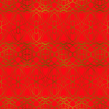 Dekoratif geometrik motif. Lüks minimalist süs malzemesi. İnce örgülü kusursuz desen. Web, kartvizit, davetiye, poster, tekstil baskısı için zarif duvar kağıdı.