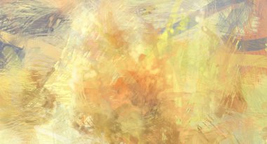 Soyut arkaplanda pürüzlü fırça darbeleri. Fırça boyası. Renkli boya darbeleri. Eşsiz duvar sanatı. Tuvaldeki modern sanat. Renkli çağdaş sanat eserleri.