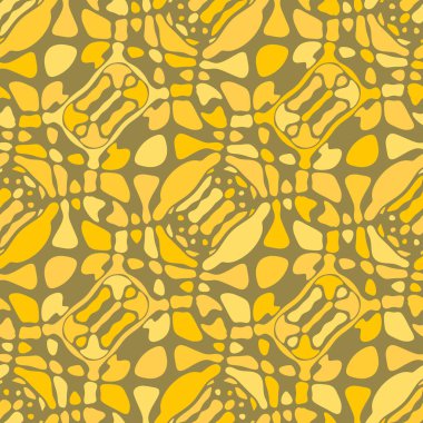 Yaratıcı karalama sanatı farklı şekil ve dokulara sahip kusursuz desen. Kolaj. Sanatsal arka plan. Soyut duvar kağıdı. Dekoratif hippi fayansları.