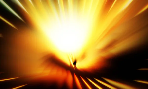 黒の背景に軽い粒子線 輝く粒子と線で光爆発星 美しい移動抽象的な線の壁紙 カラフルなバーストグラフィック 光の光線の爆発 — ストック写真