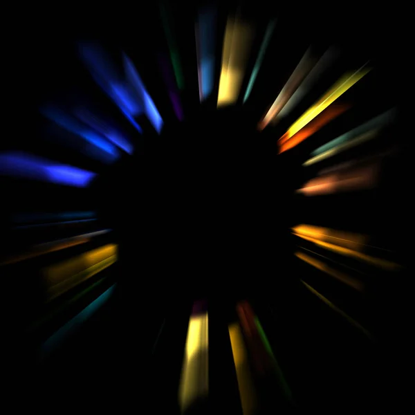Cool Background Vivid Vibrant Light Flares Colorful Glossy Lights Display — ストック写真