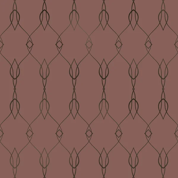 Decoratief Geometrisch Motief Luxueus Minimalistisch Siermateriaal Naadloos Patroon Met Dun — Stockfoto